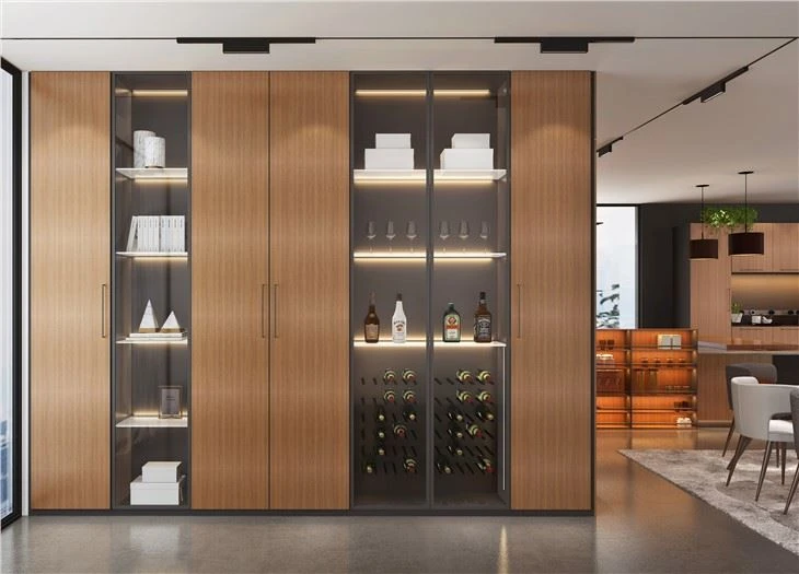 Melamine Wood Grain Cabinets