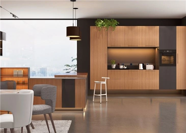 Melamine Wood Grain Cabinets